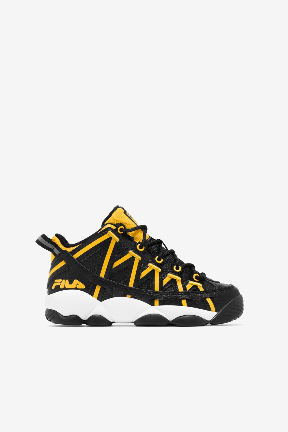 Kids Big Kids (3.5-7) | FILA Big Kids' Stackhouse Spaghetti 016 BLACK / LEMON / WHITE