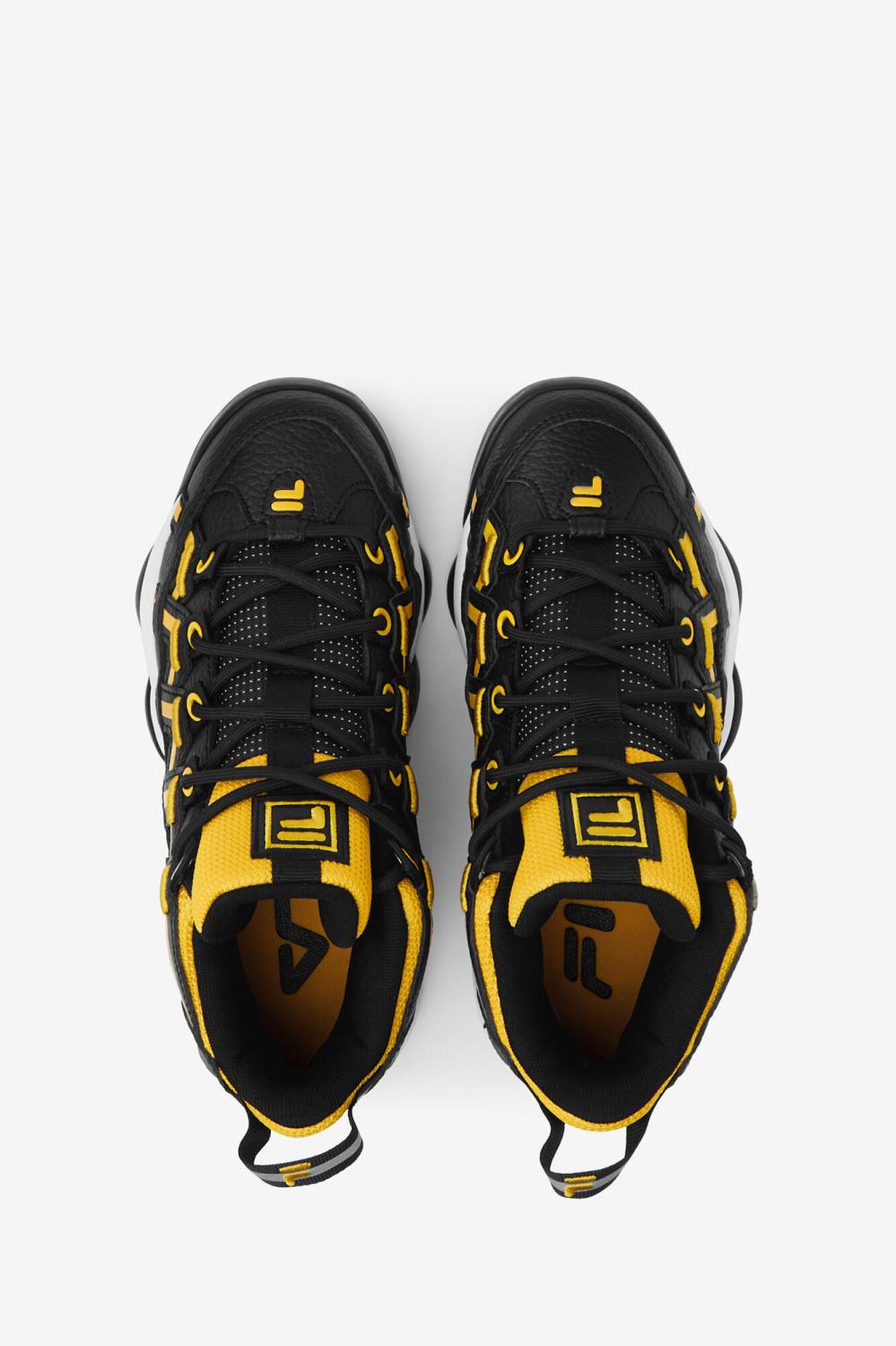 Kids Big Kids (3.5-7) | FILA Big Kids' Stackhouse Spaghetti 016 BLACK / LEMON / WHITE
