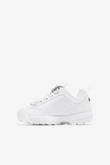 Kids Big Kids (3.5-7) | FILA Kids' Disruptor 2 111 WHITE / PEACOAT / RED