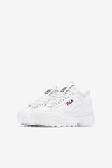 Kids Big Kids (3.5-7) | FILA Kids' Disruptor 2 111 WHITE / PEACOAT / RED
