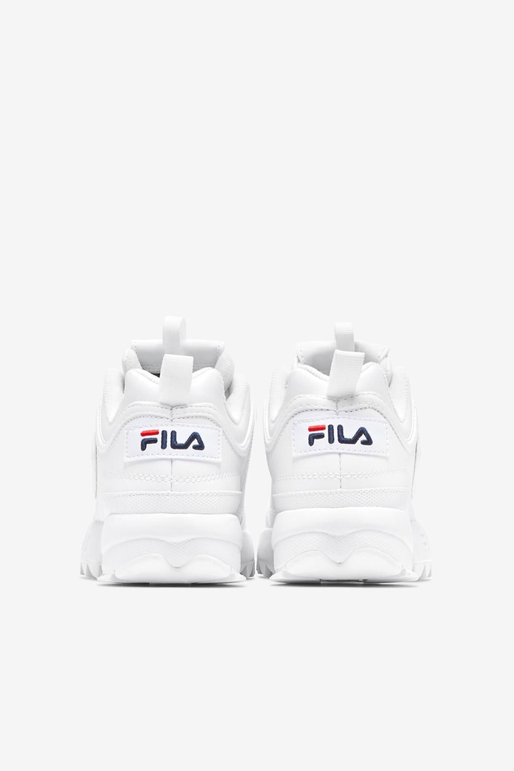 Kids Big Kids (3.5-7) | FILA Kids' Disruptor 2 111 WHITE / PEACOAT / RED