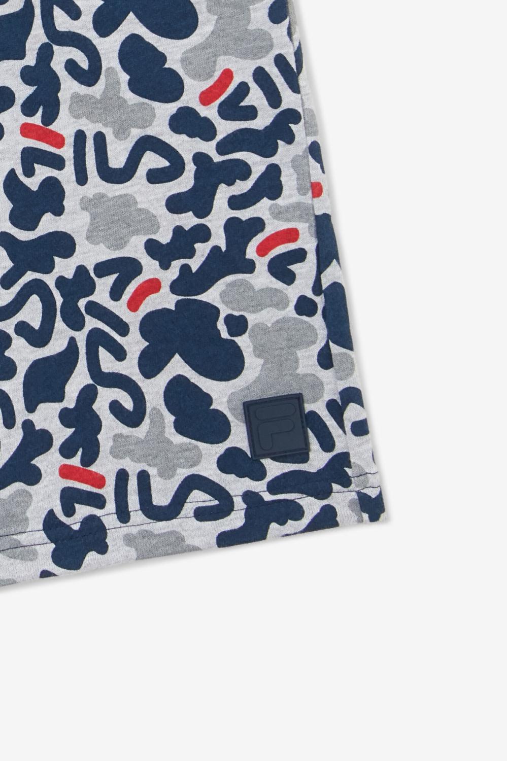 Kids Bottoms | FILA Kids' Disruptor Camo Print Short 075 GREY HEATHER