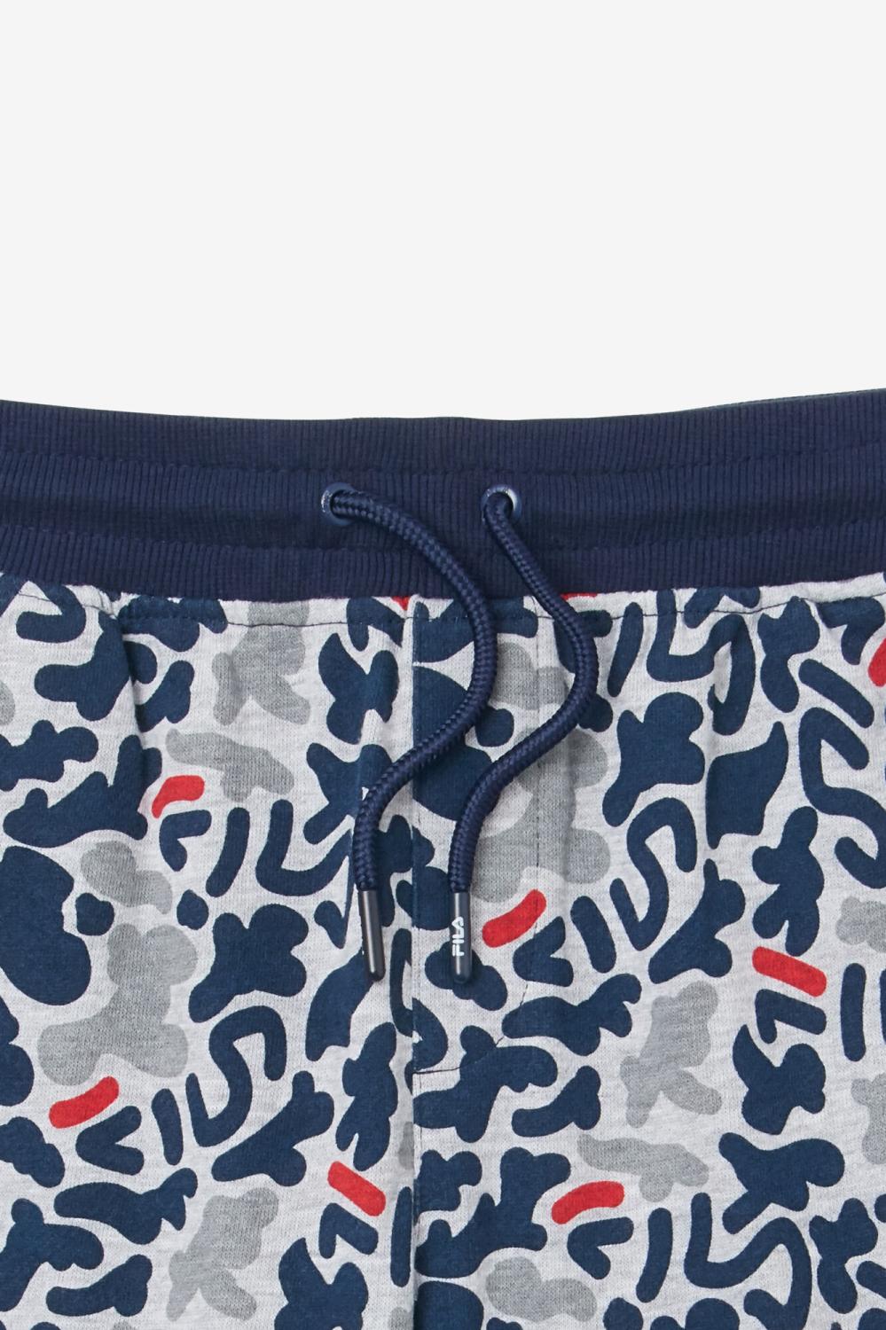Kids Bottoms | FILA Kids' Disruptor Camo Print Short 075 GREY HEATHER