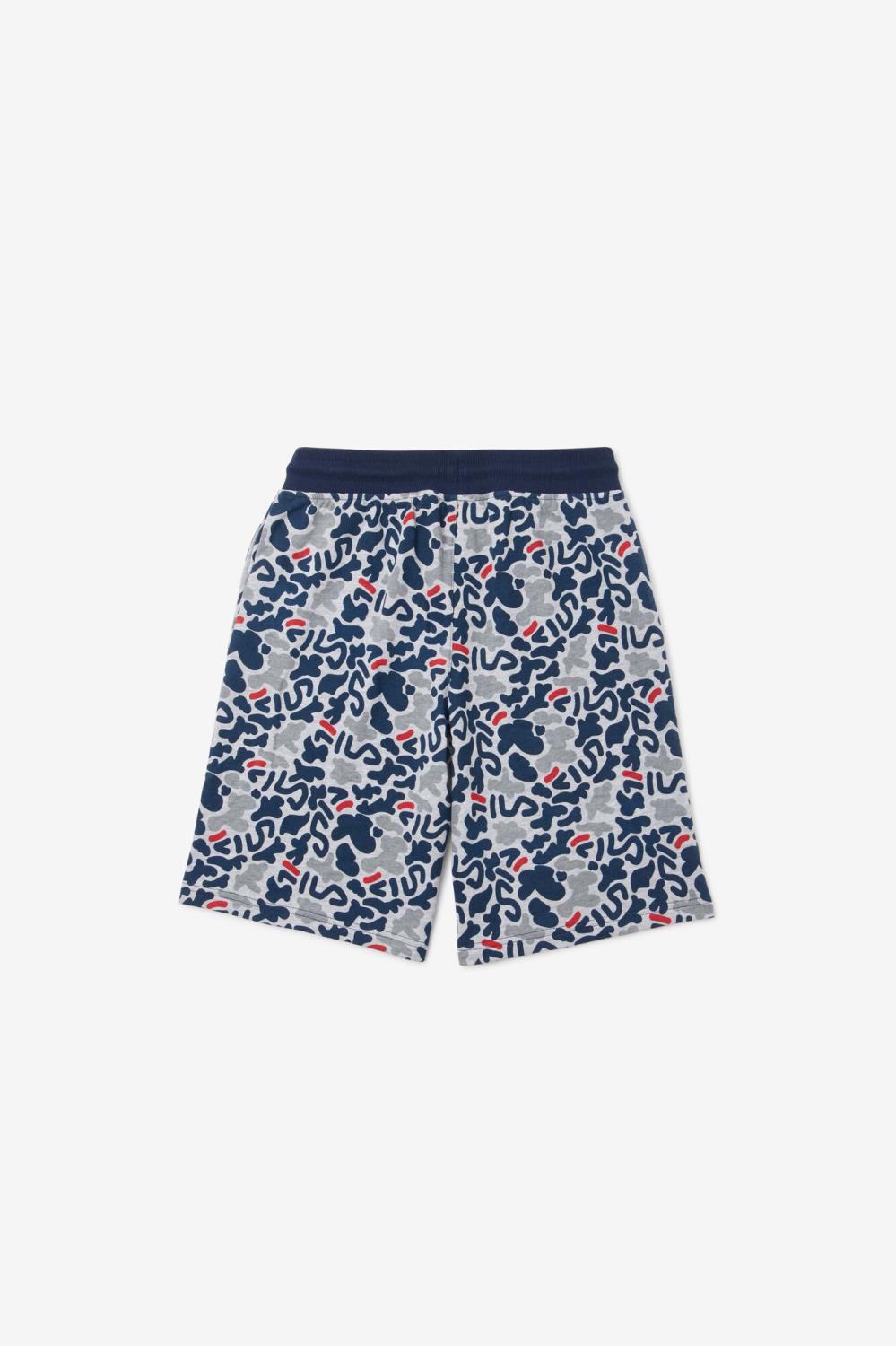 Kids Bottoms | FILA Kids' Disruptor Camo Print Short 075 GREY HEATHER