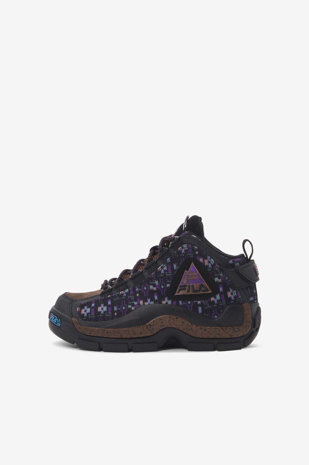 Kids Grant Hill | FILA Big Kids' Grant Hill 2 Outdoor 972 BLACK / PINECONE / ELECTRIC PURPLE