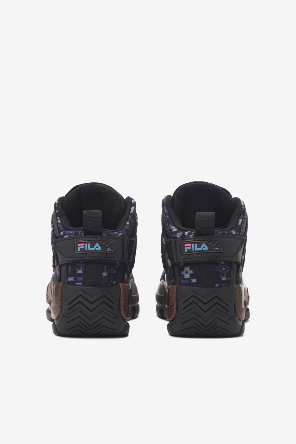 Kids Grant Hill | FILA Big Kids' Grant Hill 2 Outdoor 972 BLACK / PINECONE / ELECTRIC PURPLE