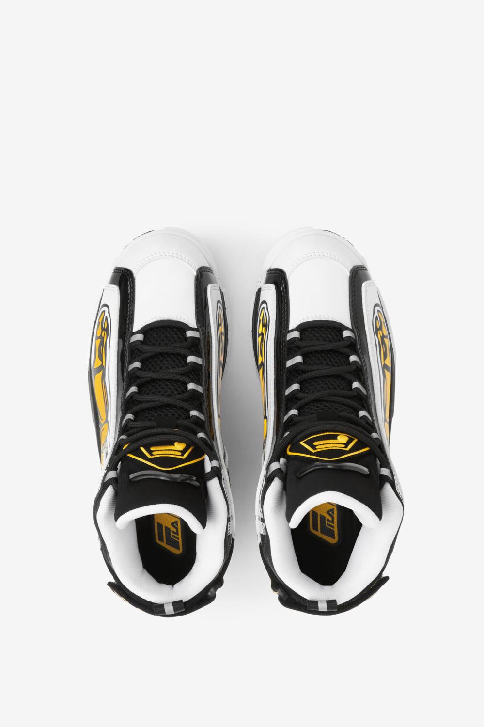 Kids Grant Hill | FILA Big Kids' Grant Hill 2 Racing 115 WHITE / BLACK / LEMON