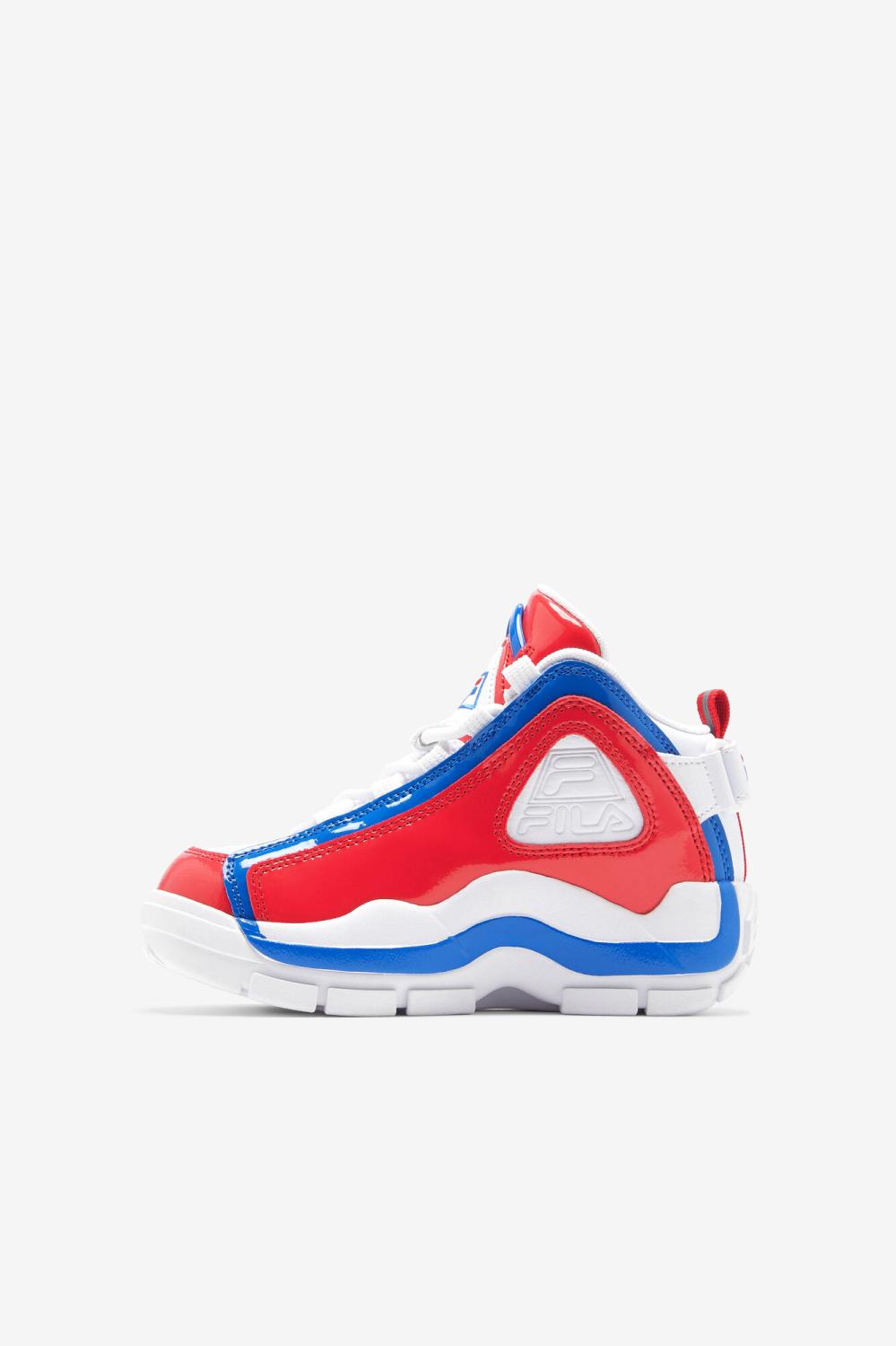 Kids Grant Hill | FILA Little Kids' Grant Hill 2 125 WHITE / RED / PRINCE BLUE