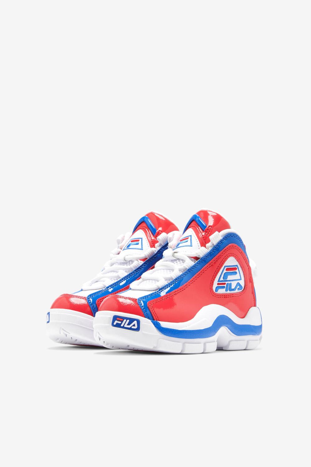 Kids Grant Hill | FILA Little Kids' Grant Hill 2 125 WHITE / RED / PRINCE BLUE