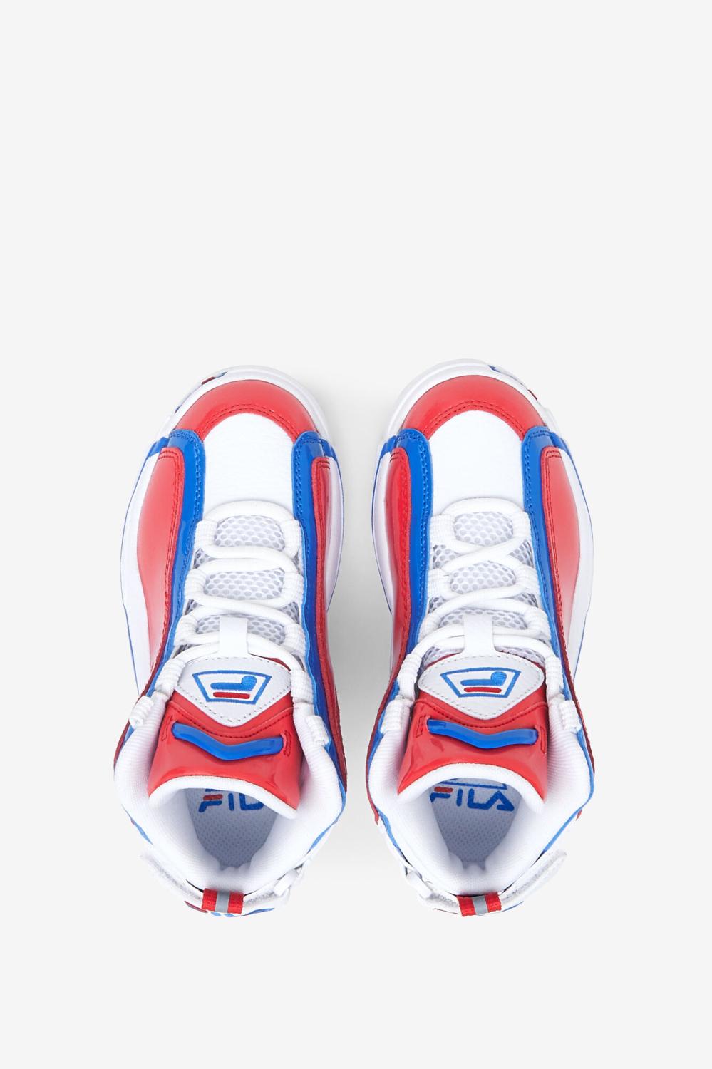 Kids Grant Hill | FILA Little Kids' Grant Hill 2 125 WHITE / RED / PRINCE BLUE