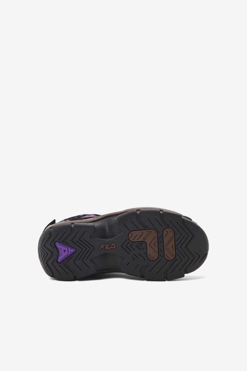 Kids Grant Hill | FILA Little Kids' Grant Hill 2 Outdoor 972 BLACK / PINECONE / ELECTRIC PURPLE