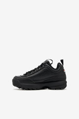 Kids Little Kids (10.5-3) | FILA Little Kids' Disruptor 2 021 BLACK / BLACK / WHITE