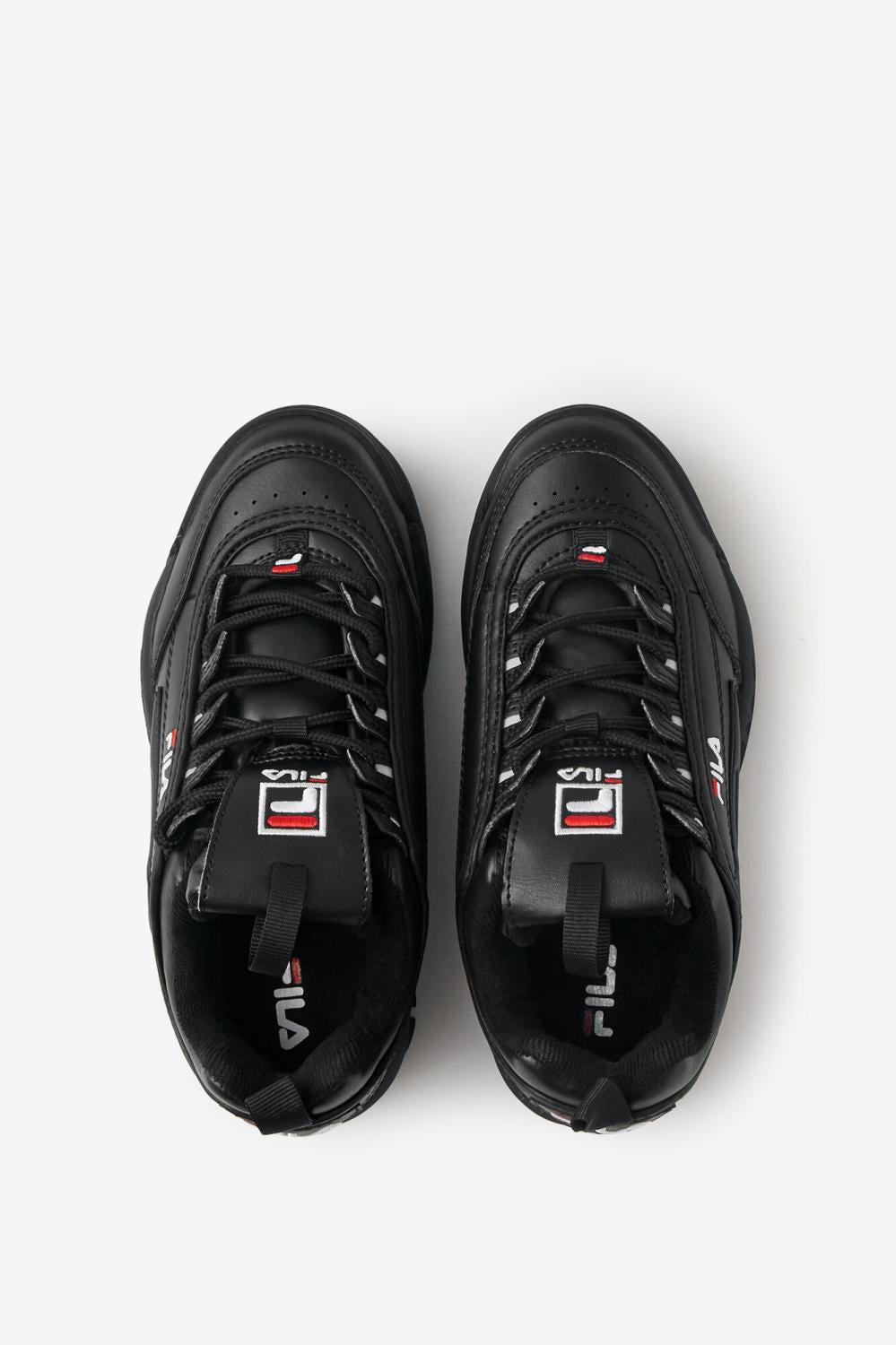 Kids Little Kids (10.5-3) | FILA Little Kids' Disruptor 2 021 BLACK / BLACK / WHITE