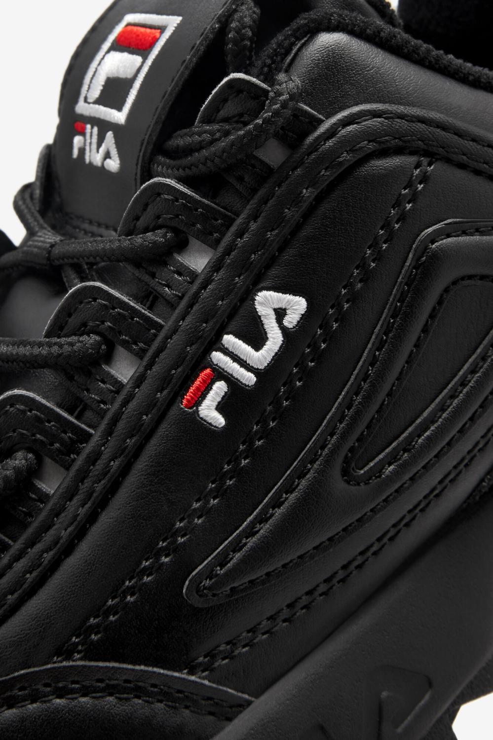 Kids Little Kids (10.5-3) | FILA Little Kids' Disruptor 2 021 BLACK / BLACK / WHITE