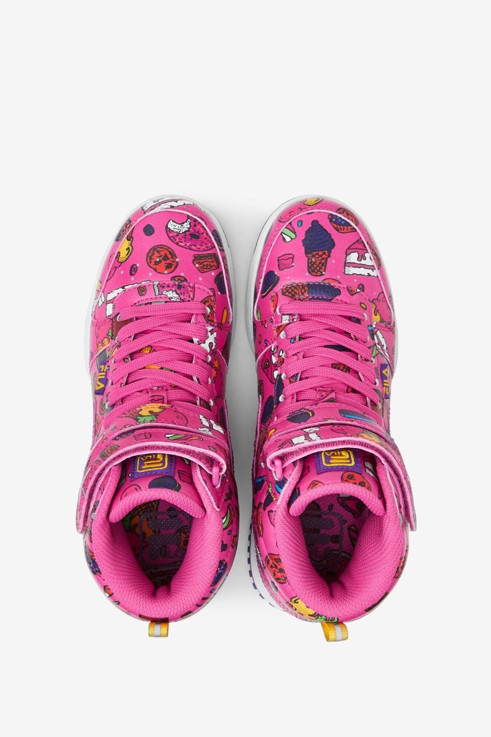 Kids Little Kids (10.5-3) | FILA Little Kids' F-14 694 SUGAR PLUM / ELECTRIC PURPLE / LEMON