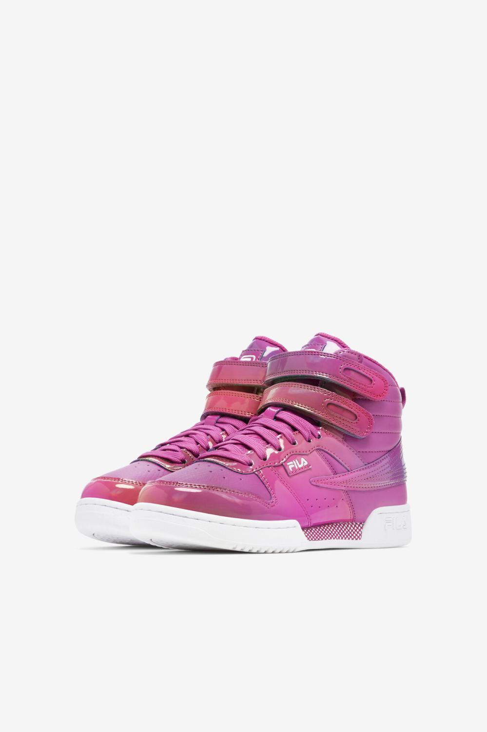 Kids Little Kids (10.5-3) | FILA Little Kids' F-14 Iridescent 787 IRIDESCENT / PURPLE ORCHID / WHITE