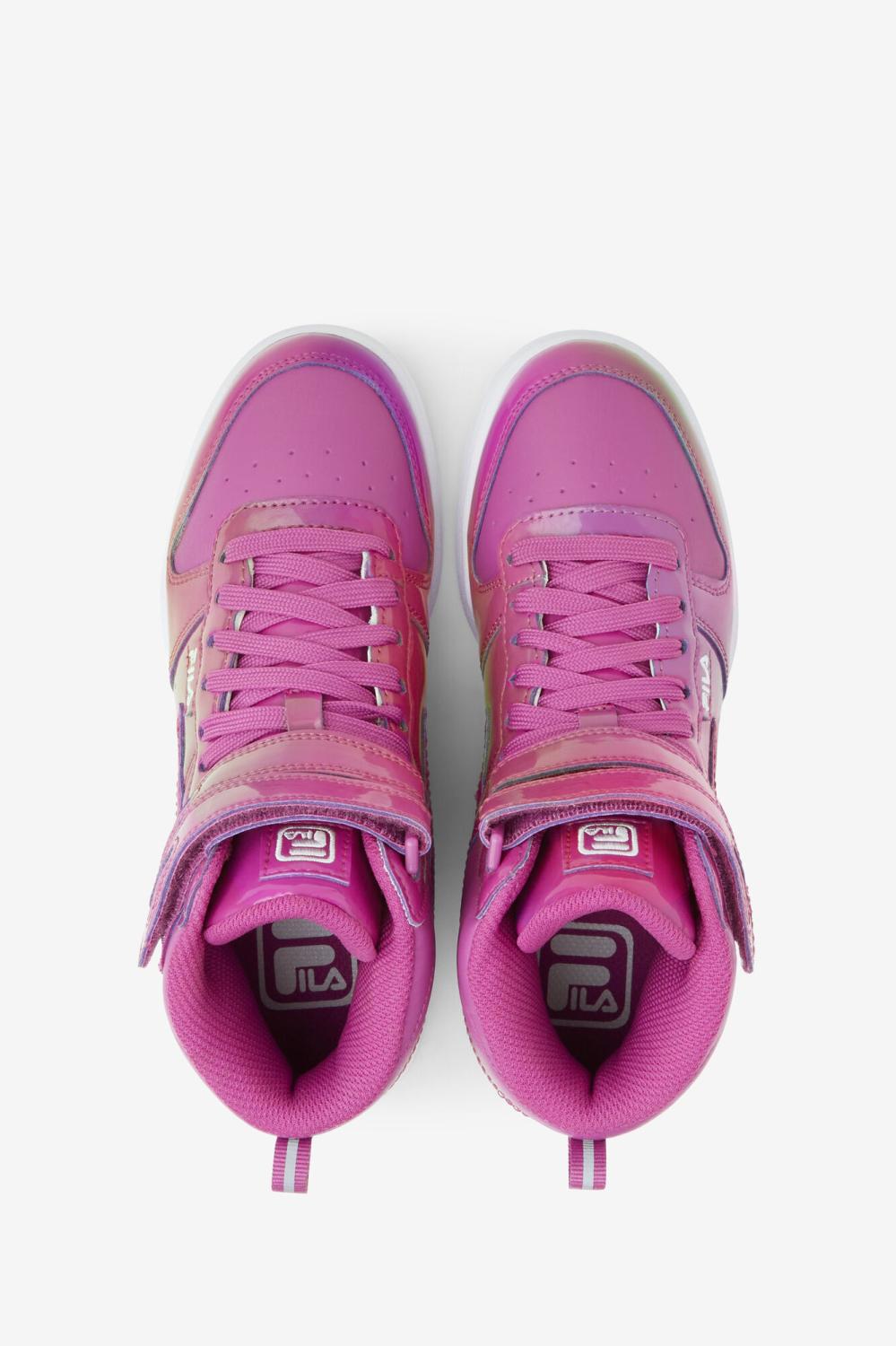 Kids Little Kids (10.5-3) | FILA Little Kids' F-14 Iridescent 787 IRIDESCENT / PURPLE ORCHID / WHITE