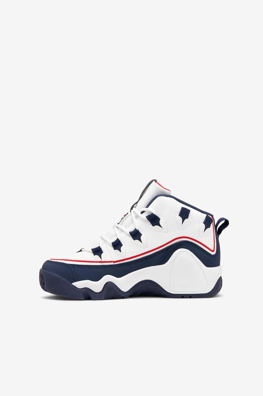 Kids Little Kids (10.5-3) | FILA Little Kids' Grant Hill 1 Offset 125 WHITE / NAVY / RED