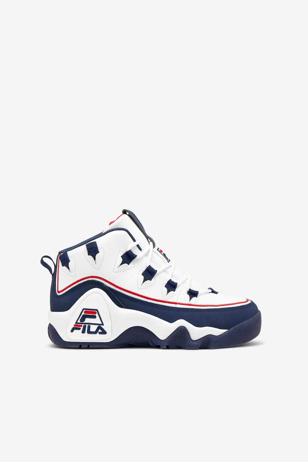 Kids Little Kids (10.5-3) | FILA Little Kids' Grant Hill 1 Offset 125 WHITE / NAVY / RED