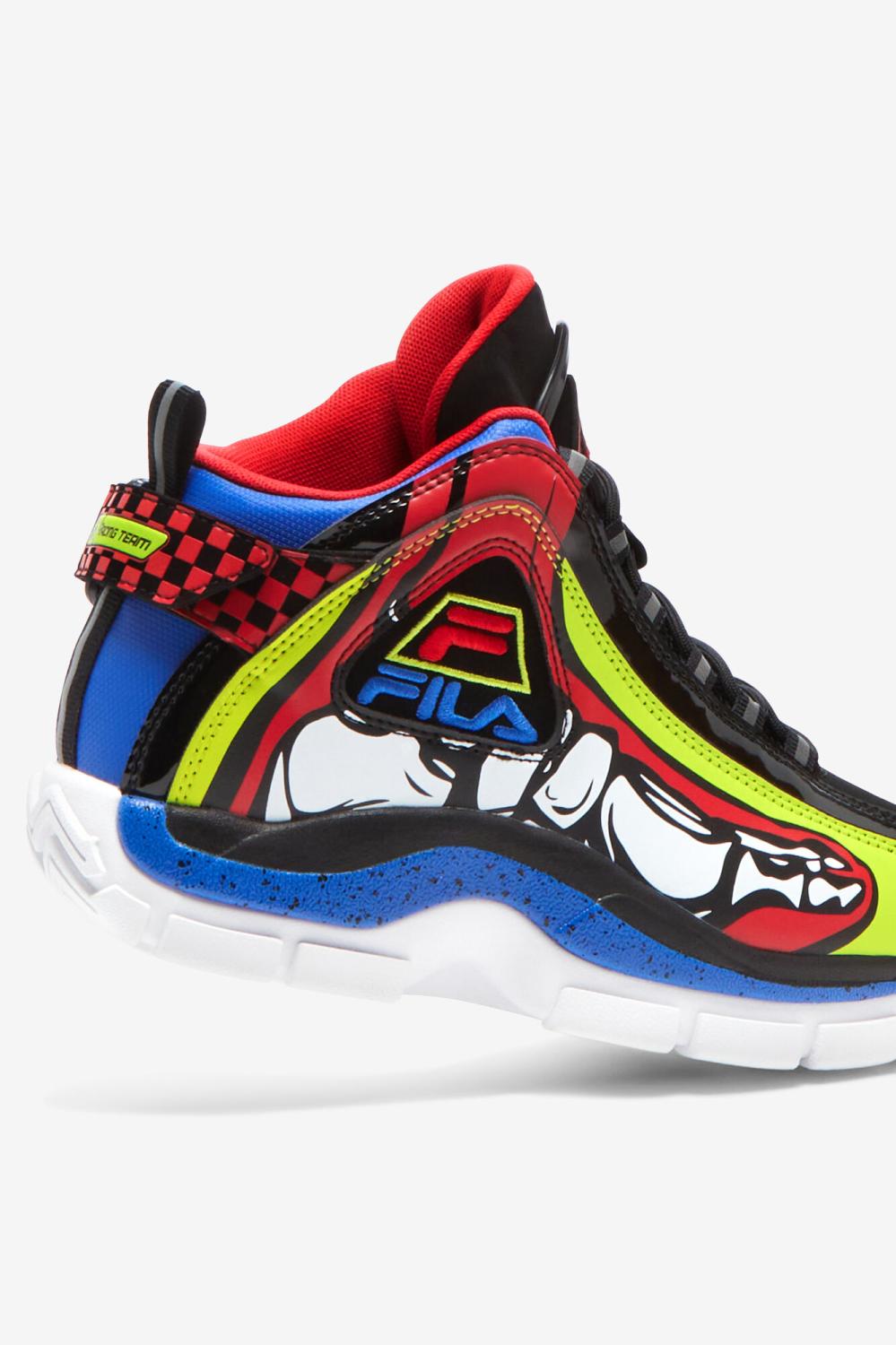 Kids Little Kids (10.5-3) | FILA Little Kids' Grant Hill 2 Racing 143 WHITE / LIME PUNCH / PRINCESS BLUE