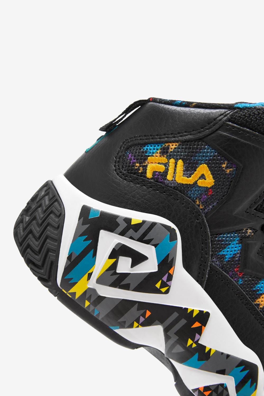 Kids Little Kids (10.5-3) | FILA Little Kids' MB 014 BLACK / JUNE BUG / SAFFRON