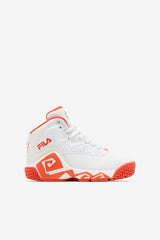 Kids Little Kids (10.5-3) | FILA Little Kids' Mb 128 WHITE / MANDARIN RED / GARDENIA