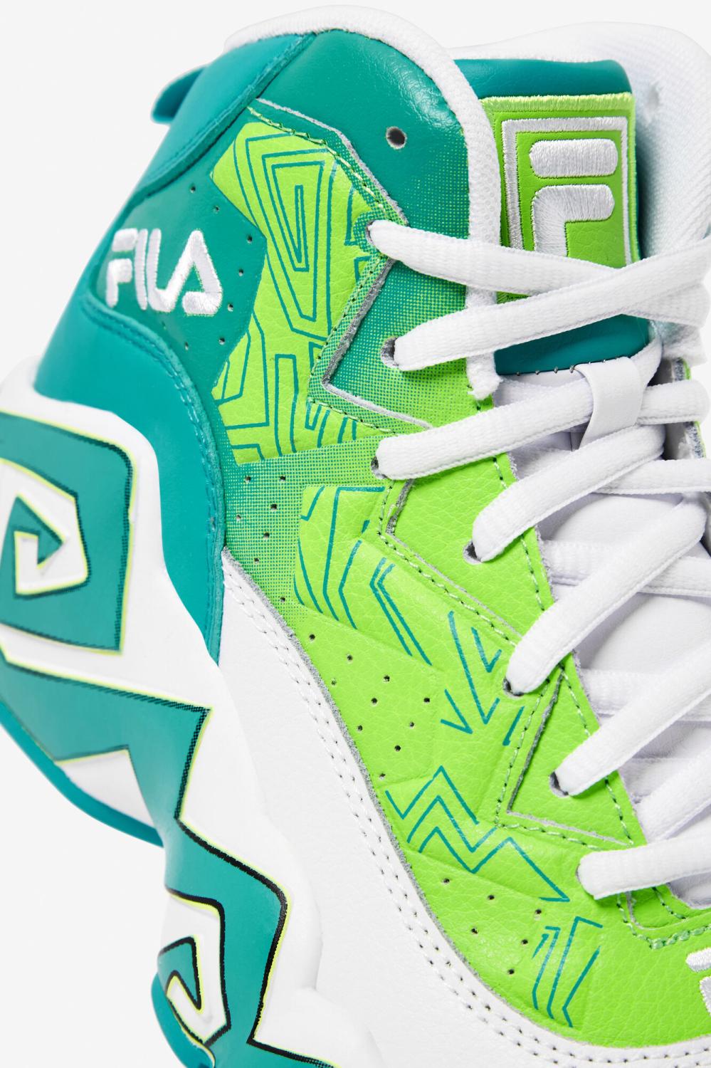 Kids Little Kids (10.5-3) | FILA Little Kids' MB 142 WHITE / CERAMIC / GREEN GECKO