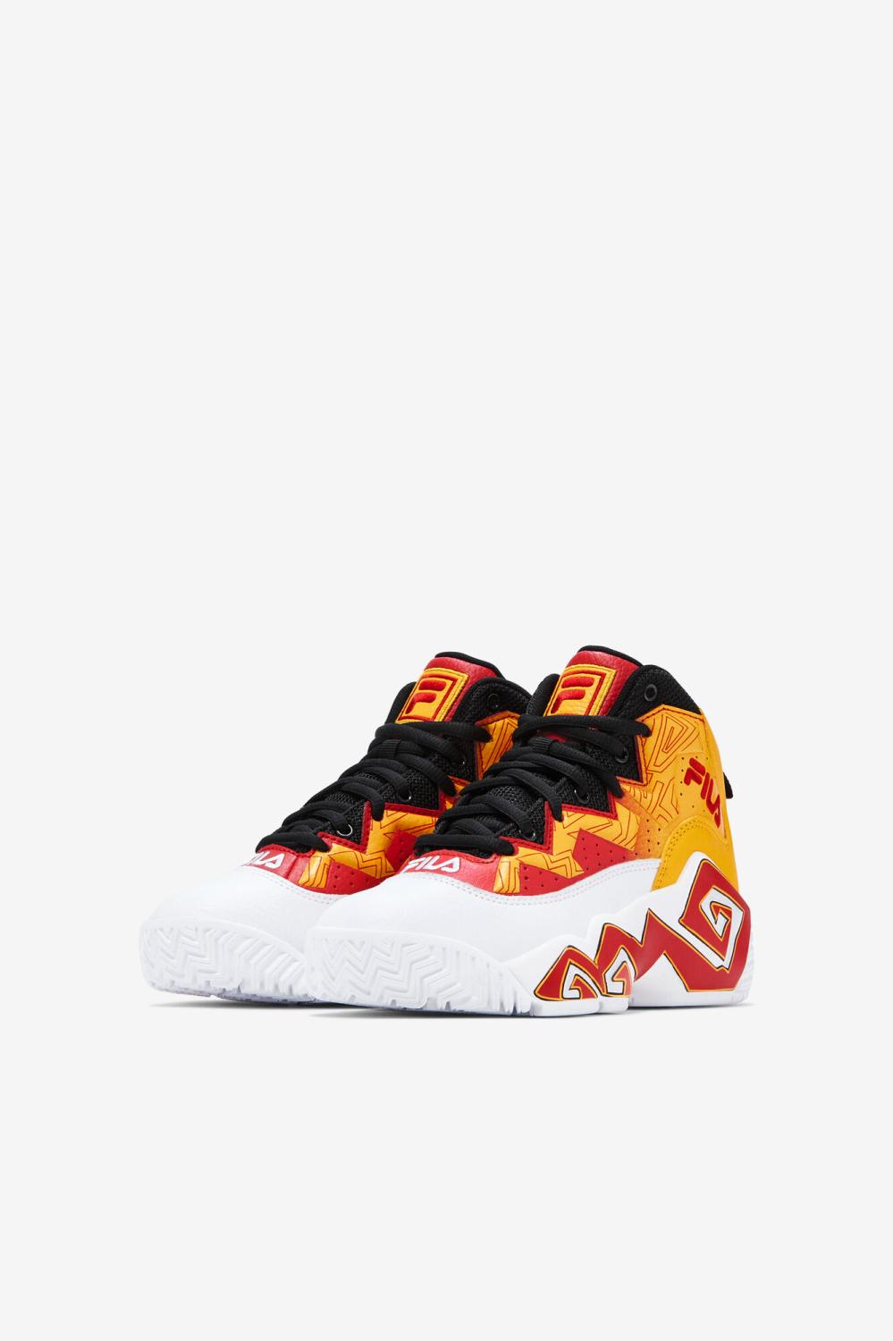 Kids MB | FILA Big Kids' Mb 123 WHITE / GOLD FUSION / FILA RED