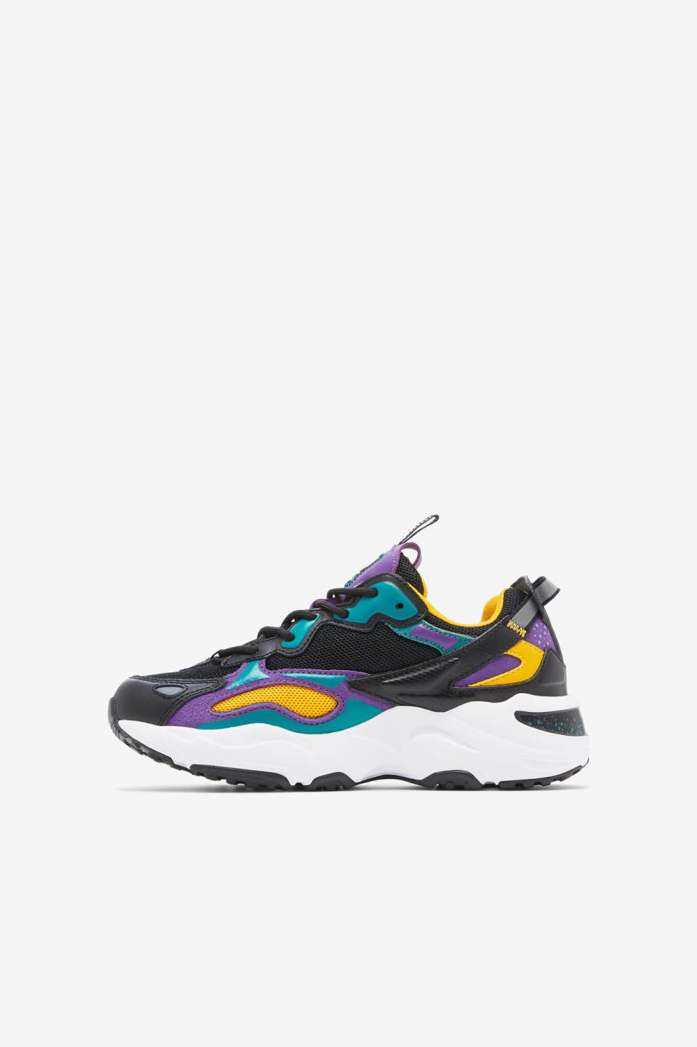 Kids Ray Tracer | FILA Big Kids' Ray Tracer Apex 019 BLACK / IMPERIAL PURPLE / WHITE