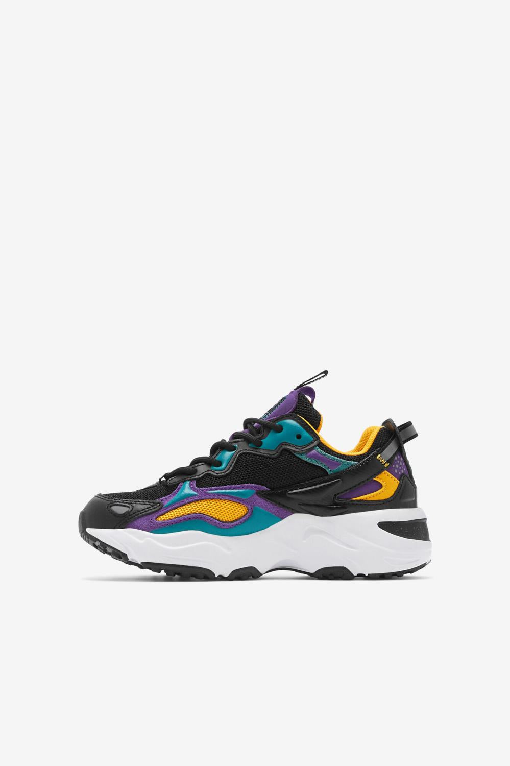 Kids Ray Tracer | FILA Little Kids' Ray Tracer Apex 019 BLACK / IMPERIAL PURPLE / WHITE