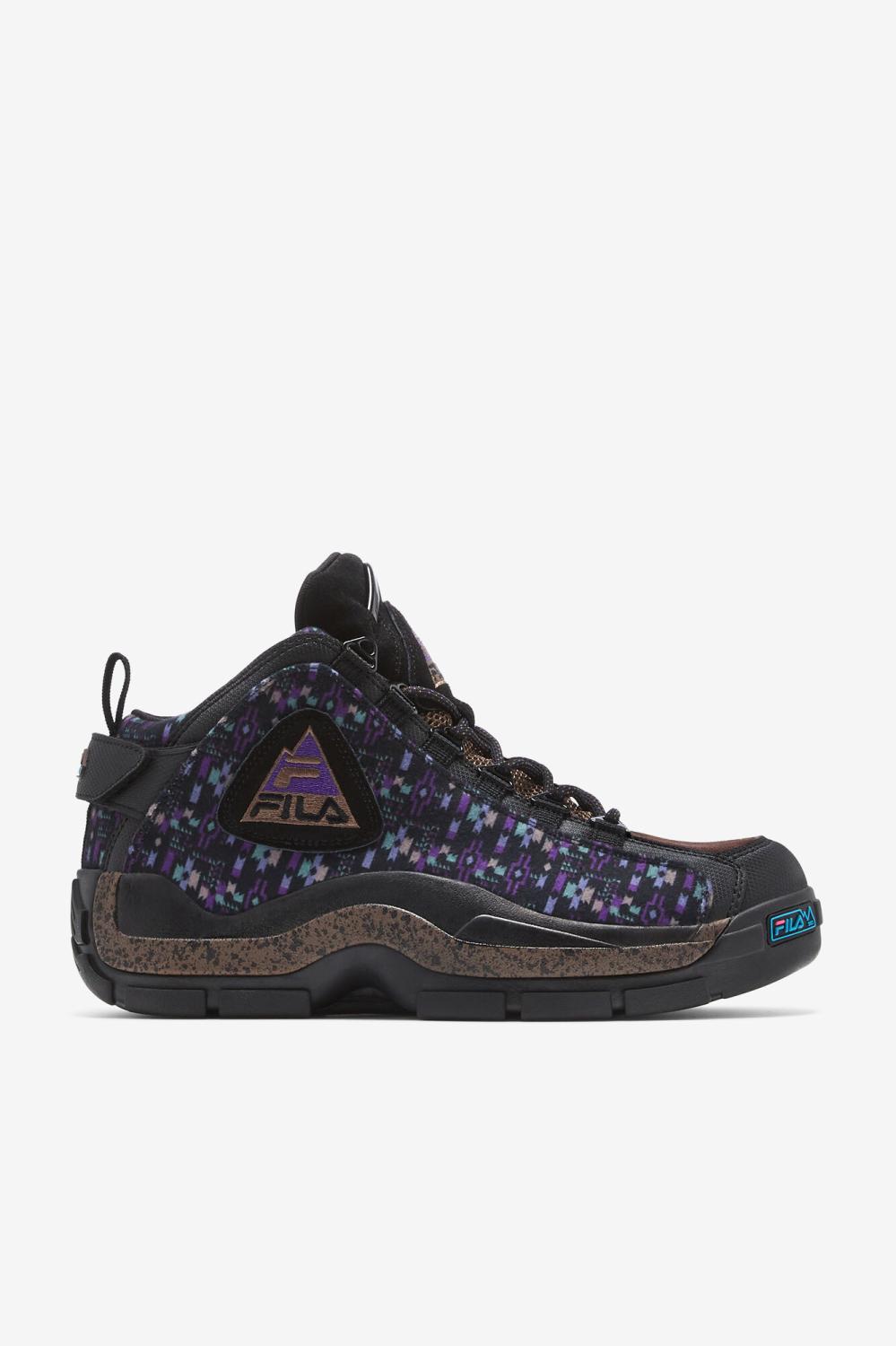 Men Boots | FILA Grant Hill 2 Outdoor 972 BLACK / PINECONE / ELECTRIC PURPLE