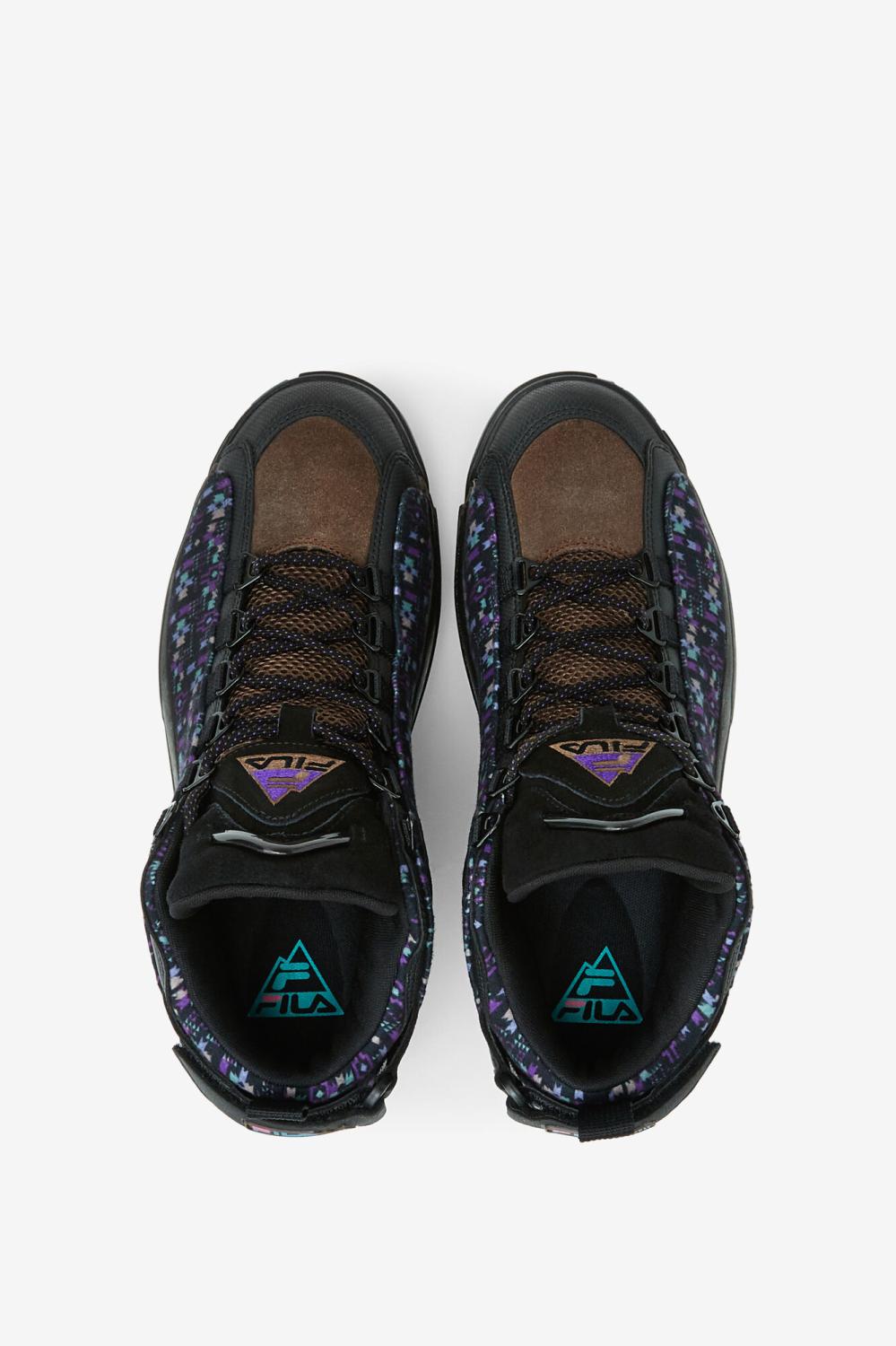 Men Boots | FILA Grant Hill 2 Outdoor 972 BLACK / PINECONE / ELECTRIC PURPLE