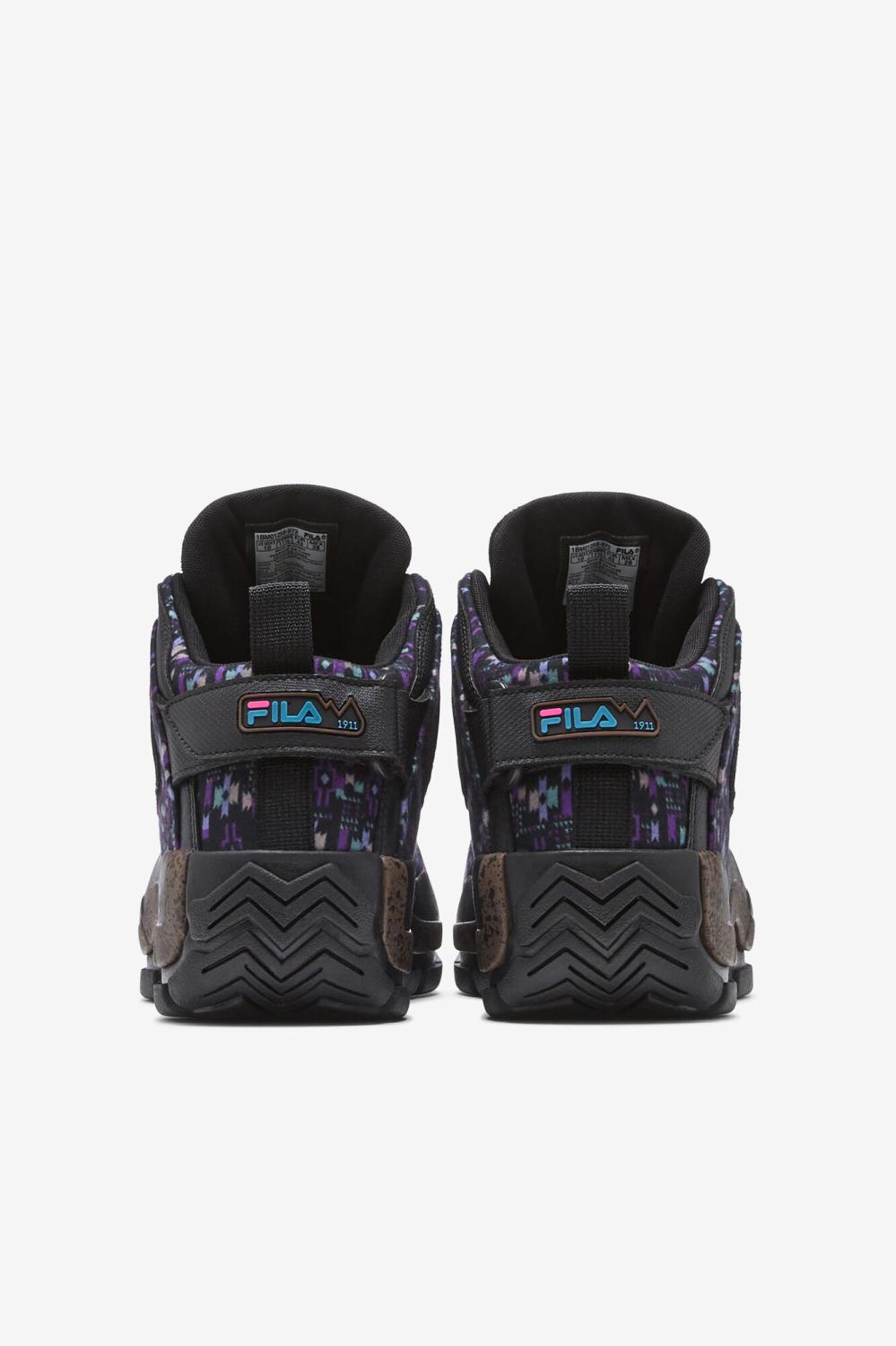 Men Boots | FILA Grant Hill 2 Outdoor 972 BLACK / PINECONE / ELECTRIC PURPLE