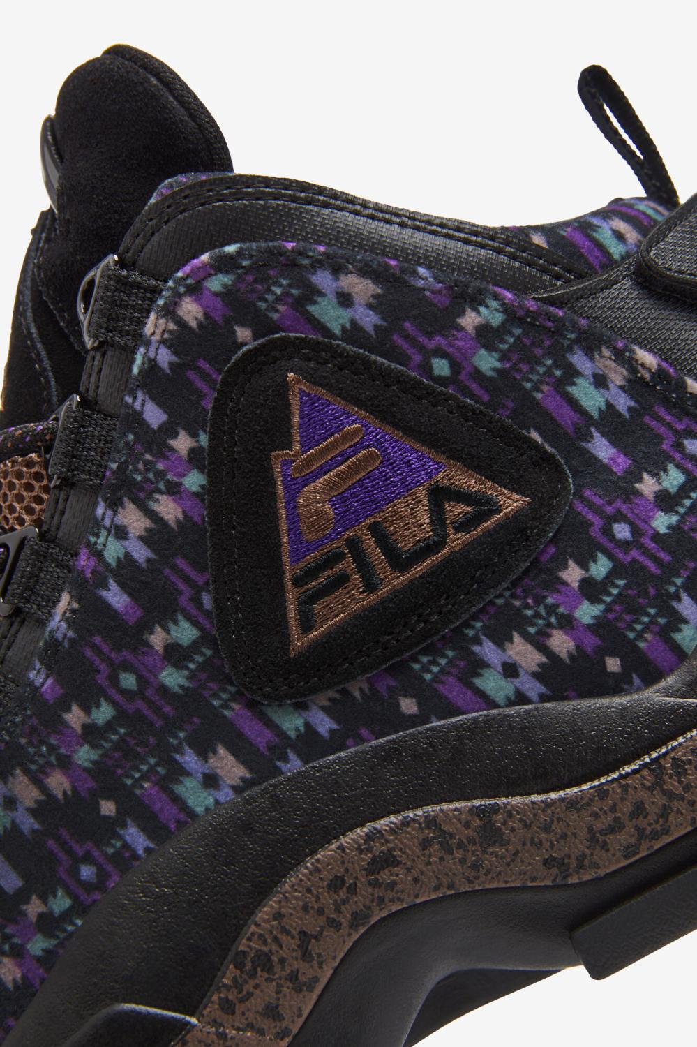 Men Boots | FILA Grant Hill 2 Outdoor 972 BLACK / PINECONE / ELECTRIC PURPLE