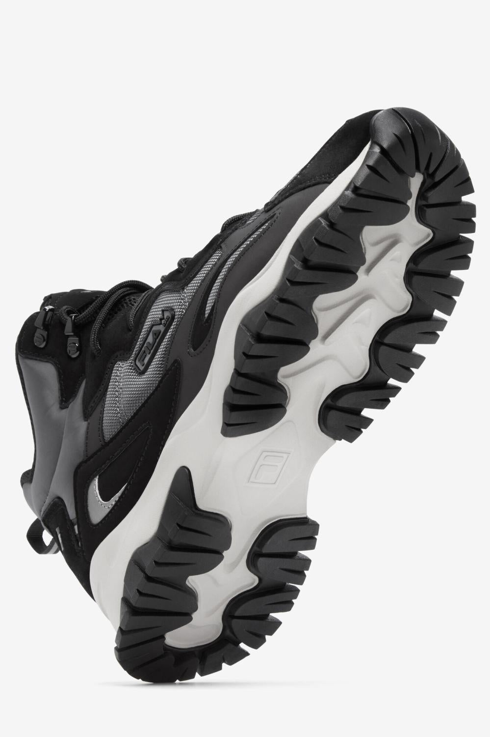 Men Boots | FILA Men's Ray Tracer Tr 2 Mid 060 DARK SHADOW / BLACK / SILVER GRAY