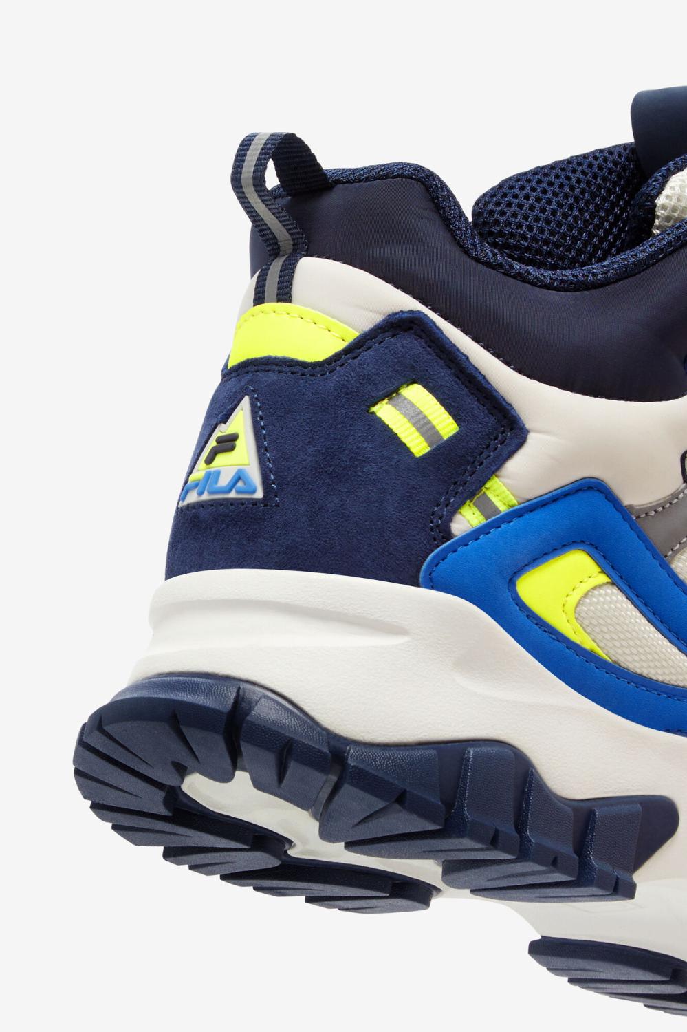 Men Boots | FILA Men's Ray Tracer Tr 2 Mid 346 PELICAN / DRESS BLUES / PRINCESS BLUE