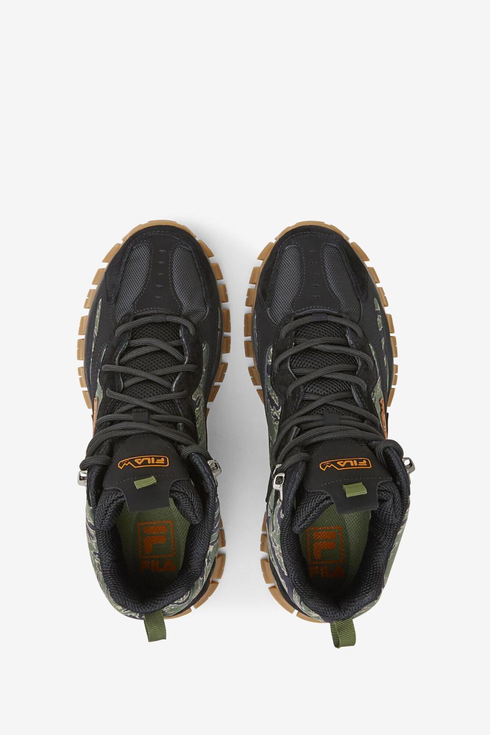 Men Boots | FILA Men's Ray Tracer TR 2 MID 962 BLACK / CHIVE / GUM