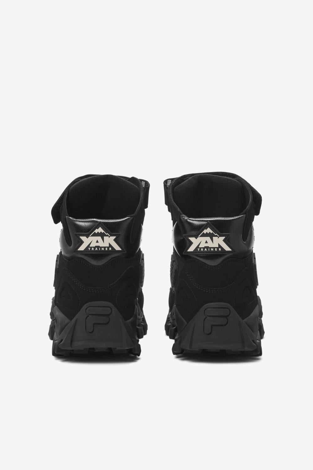 Men Boots | FILA Men's Yak Boots 013 BLACK / BLACK / GARDENIA