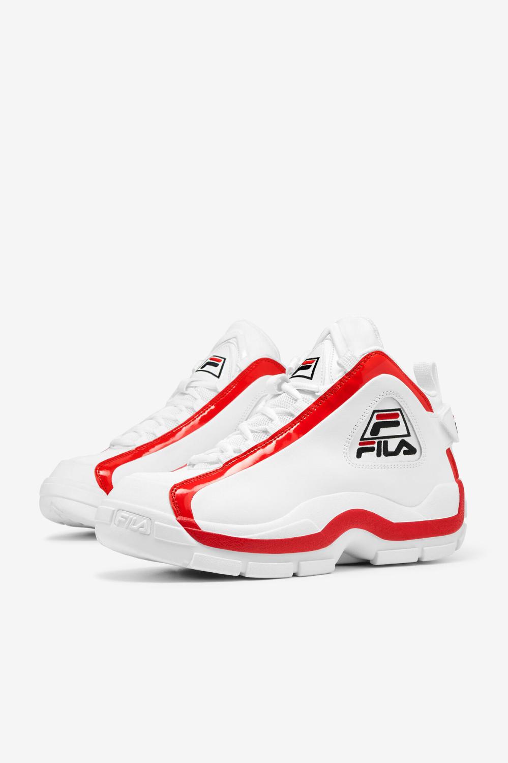Men Grant Hill | FILA Men's Grant Hill 2 114 WHITE / RED / BLACK