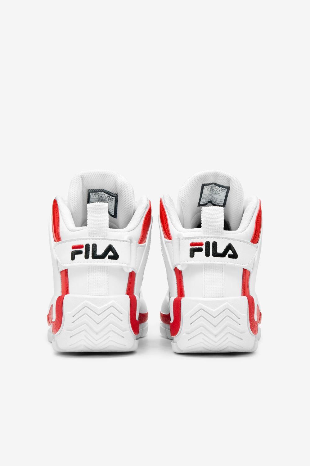 Men Grant Hill | FILA Men's Grant Hill 2 114 WHITE / RED / BLACK