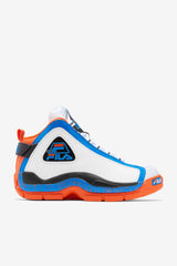 Men Grant Hill | FILA Men's Grant Hill 2 132 WHITE / ELECTRIC BLUE / RED ORANGE