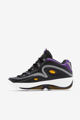 Men Grant Hill | FILA Men's Grant Hill 3 043 BLACK / GOLD FUSION / ELECTRIC PURPLE