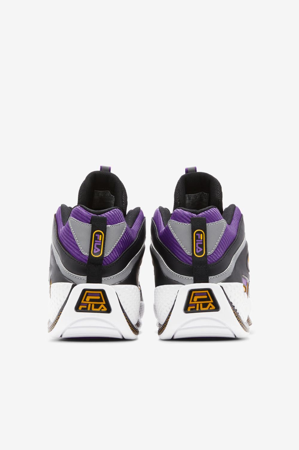 Men Grant Hill | FILA Men's Grant Hill 3 043 BLACK / GOLD FUSION / ELECTRIC PURPLE