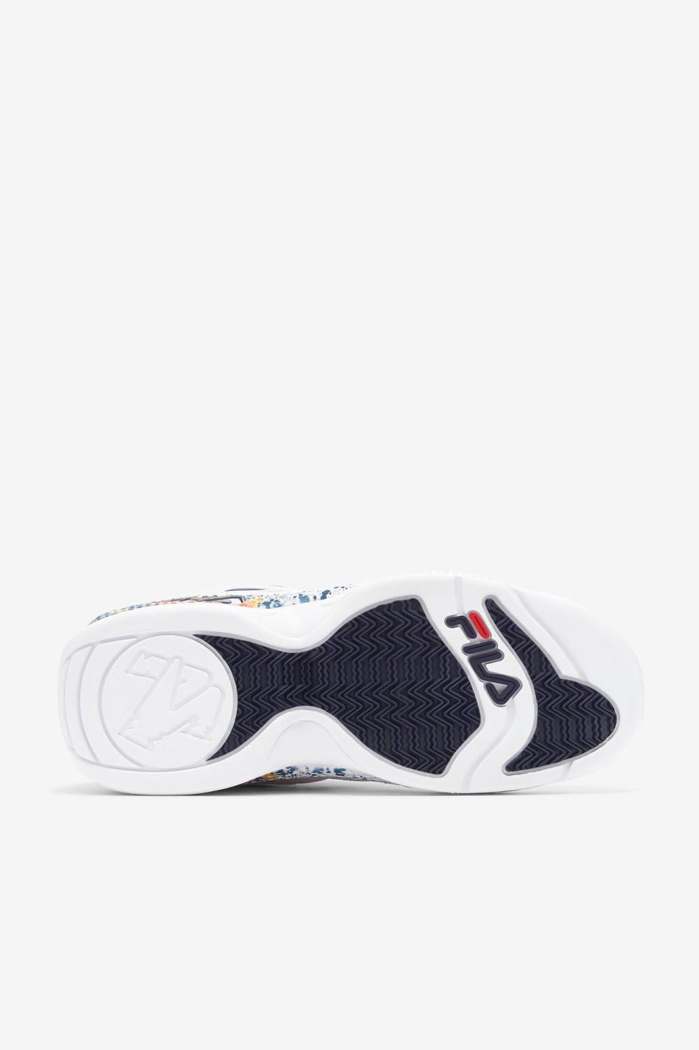 Men Grant Hill | FILA Men's Grant Hill 3 DIY 422 FILA NAVY / MULTI / WHITE