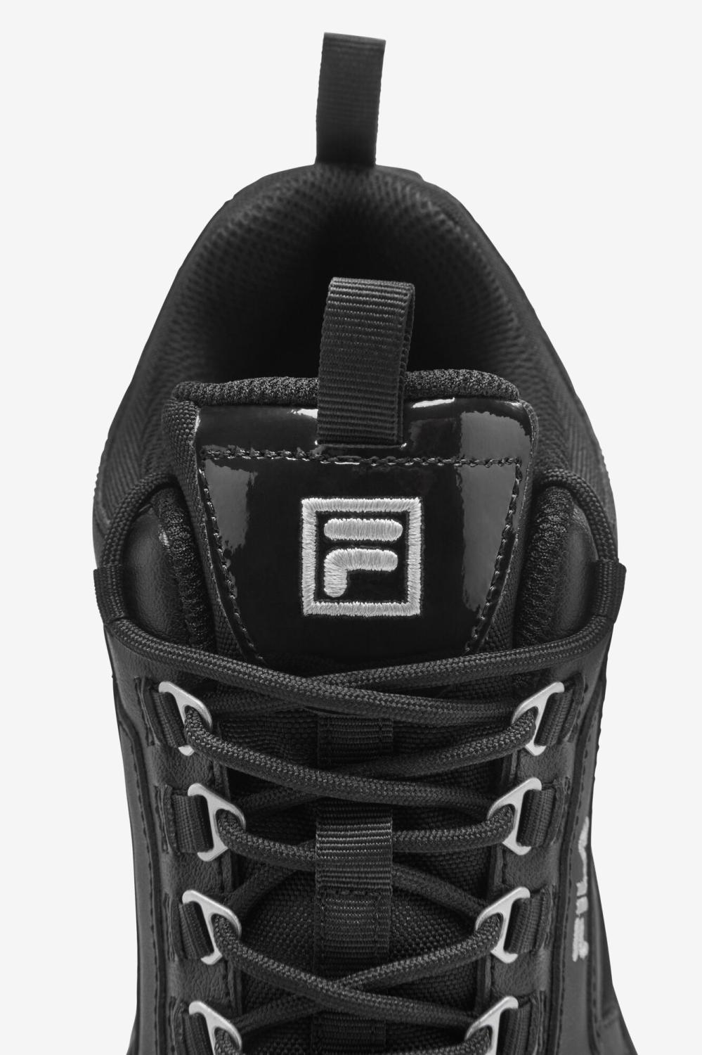 Men Oakmont TR | FILA Men's Oakmont Tr 010 BLACK / BLACK / METALLIC SILVER