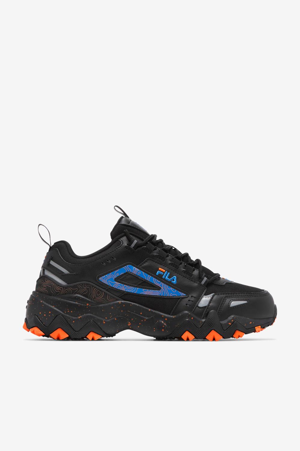 Men Oakmont TR | FILA Men's Oakmont Tr 035 BLACK / FRENCH BLUE / SHOCKING ORANGE