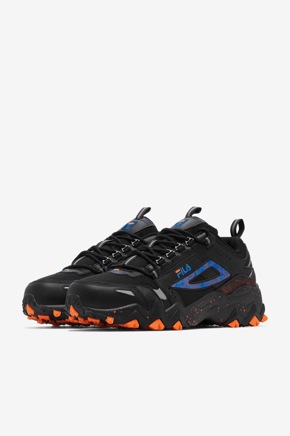 Men Oakmont TR | FILA Men's Oakmont Tr 035 BLACK / FRENCH BLUE / SHOCKING ORANGE