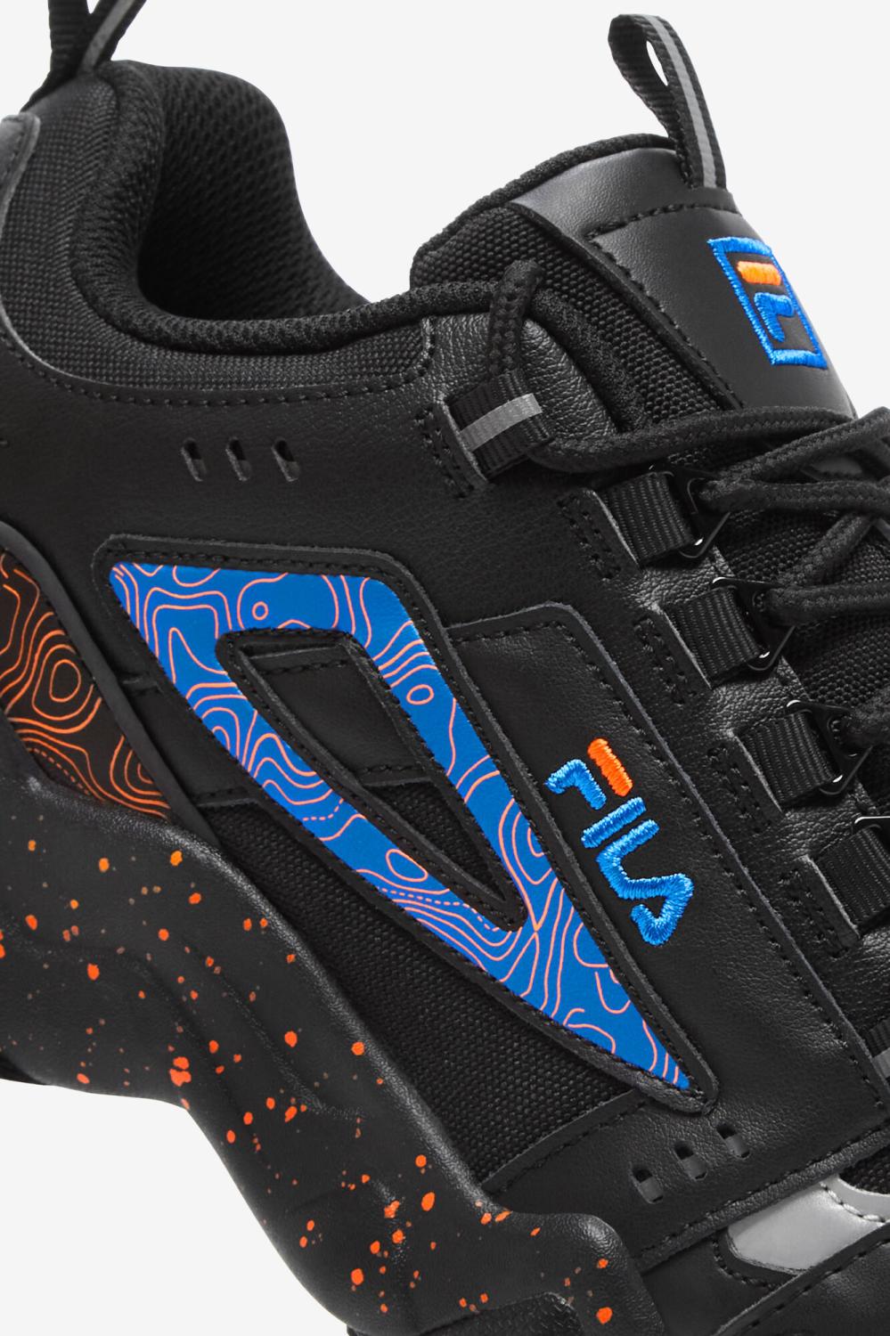 Men Oakmont TR | FILA Men's Oakmont Tr 035 BLACK / FRENCH BLUE / SHOCKING ORANGE