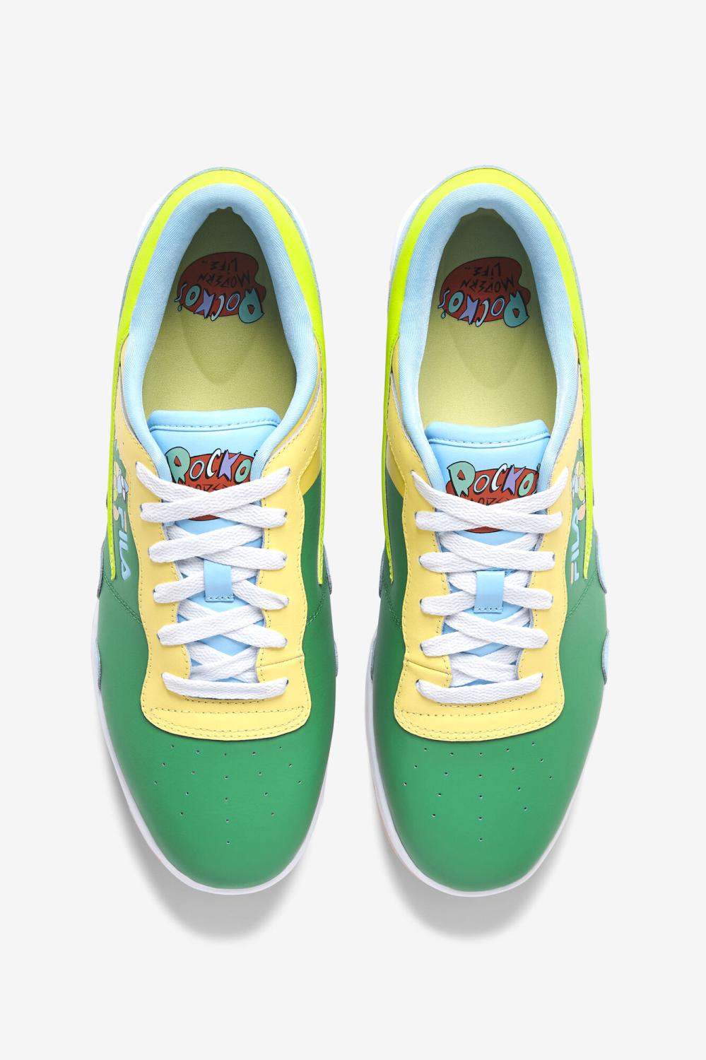 Men Original Fitness | FILA Rocko's Modern Life Filburt X Original Fitness 323 JELLY BEAN / YELLOW CREAM / WHITE