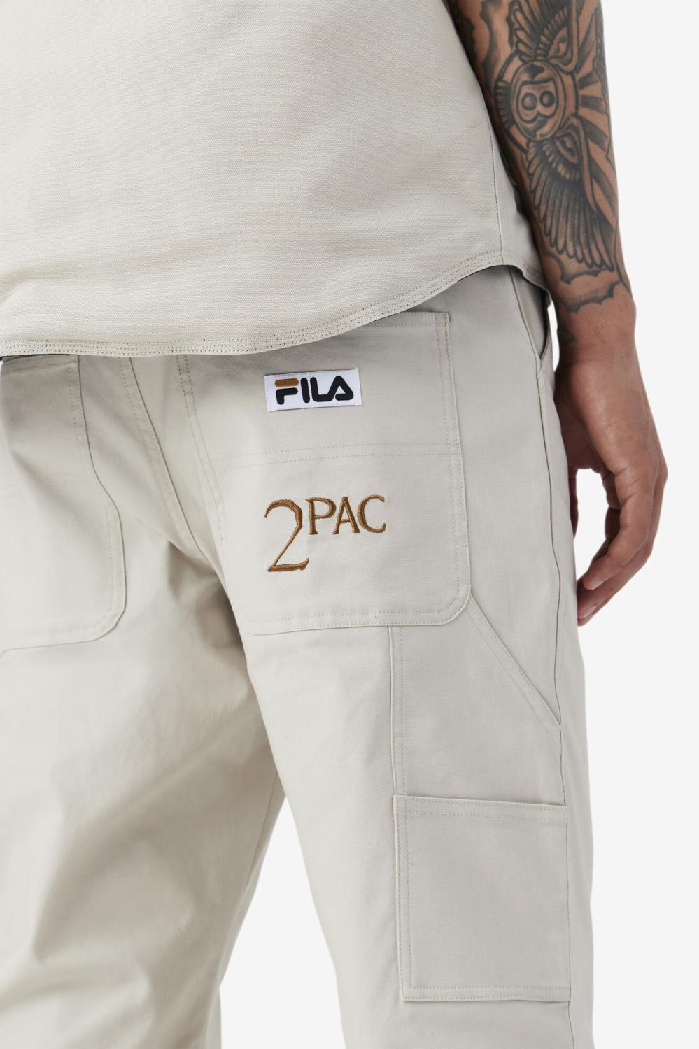 Men Pants &amp; Shorts | FILA 2Pac Cargo Pant 031 DOVE / BRONZE BROWN